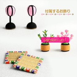 画像6: ひな祭り【国産京都　コンパクト収納飾り：木製ケース入り　ちりめん雛人形・陽菜（HINA）ミルキーホワイト】送料無料　ひなまつり　雛祭り　桃の節句　上巳　雛人形　ひな人形　ひな飾り　お雛さま　お姫様　お内裏さま　親王　お殿様　初節句　節句飾り　ケース飾り