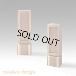 画像2: 国産モダン位牌【天然寄木細工　回出位牌　クロノス　4.0寸　ウオールナット・チェリー・メープル無垢　オイル仕上げ】繰出位牌　シンプルスマート仏壇・仏具　現代調位牌　家具調位牌　シンプル位牌　日本製　送料無料