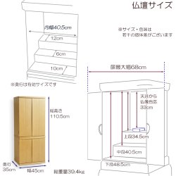 画像15: 国産高級モダン仏壇【背面桜透かし彫り・Ｗライト搭載　モダン仏壇：桜心（さくらごころ）36号　ライト色】仏壇・仏具　中型仏壇　桜柄　デザイン仏壇　家具調仏壇　現代調　LEDダウンライト装備　送料無料