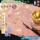 国産仏具【手元供養敷マット：金襴・さくら柄 防炎仏具マット：珠雅（たまみやび）桃色】　仏壇用具　現代調仏具　ネコポス送料無料