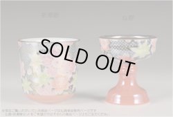 画像2: 国産 有田焼高級仏具【四季めぐり 春秋 仏器単品】仏飯 ご飯 仏飯器 仏壇・仏具 現代調仏具