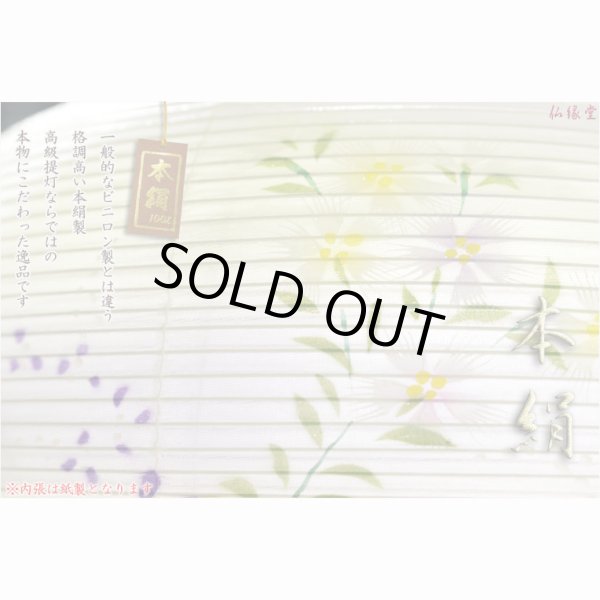 画像6: 特選　お盆提灯【岐阜提灯：組立簡単マグネット仕様・天然木・二重張り・電球灯　撫子10号】 送料無料