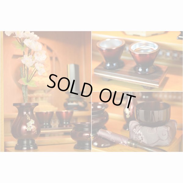 画像6: 国産高級仏壇【モダン仏壇　屋久杉杢：千尋（ちひろ）16号】上置き小型仏壇　ミニ仏壇　送料無料