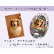 画像5: かわいいクリスタルペット位牌【ピュアラブ　エッグ　サイズC】【UV＋２Dレーザー】犬の位牌　猫の位牌　ペット供養 送料無料