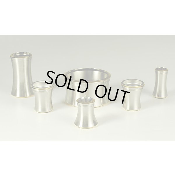 画像4: 流線型モダン仏具セット【リベルテ3.5寸・シルバー渕金】送料無料