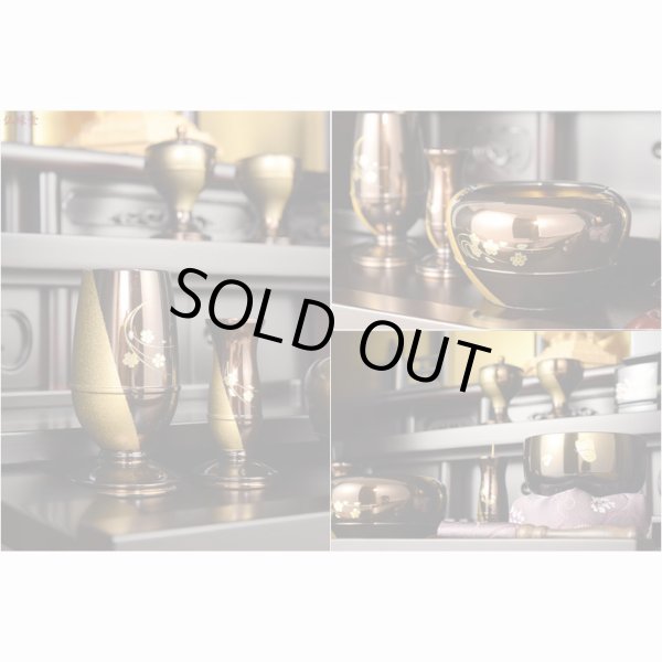 画像6: 天然ブナ杢の優雅な伝統型仏壇【明珠（めいじゅ）23号　紫黒色（しこくいろ）】仏壇・仏具　上置き小型仏壇・ミニ仏壇　送料無料