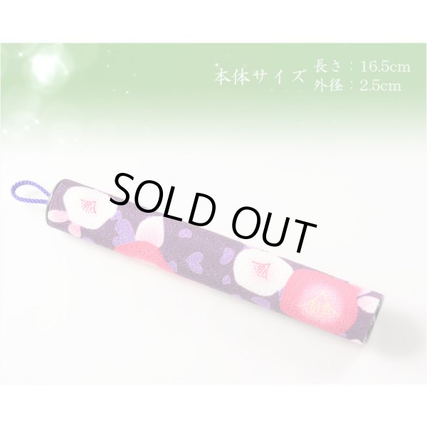 画像2: お墓参りに便利【革新的な和デザイン京友禅：モダン線香筒 サイズ小 柄番号Ｃ】仏具・線香・お盆・お彼岸