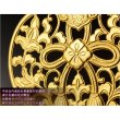 画像4: 仏具【御本尊飾り 荘厳具：華鬘（けまん）サイズ2.5寸 透かし】吊り下げ金具付　大型仏壇・唐木仏壇・金仏壇・仏具　送料無料