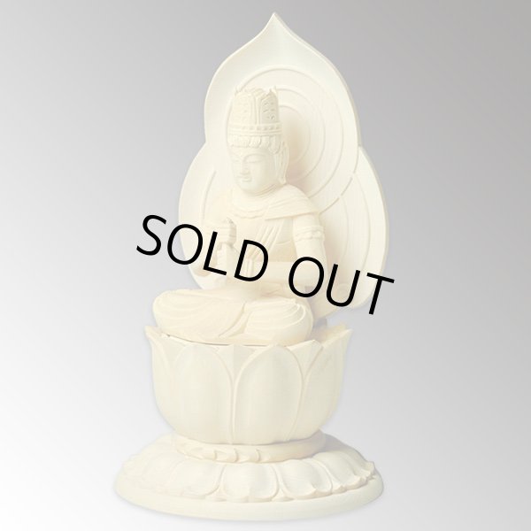 画像3: 現代蓮華座・香る檜材大日如来2.0寸・真言宗仏像・御本尊 送料無料