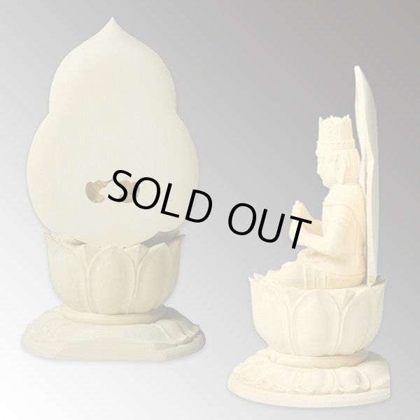 画像4: 現代蓮華座・香る檜材大日如来2.0寸・真言宗仏像・御本尊 送料無料