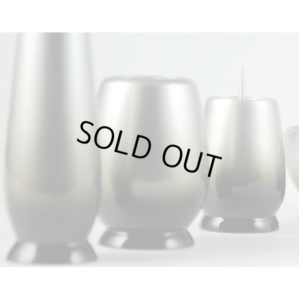 画像10: 流線型モダン仏具セット【グランスタ　6具足　グラデーション　シルバー　2.5寸】送料無料