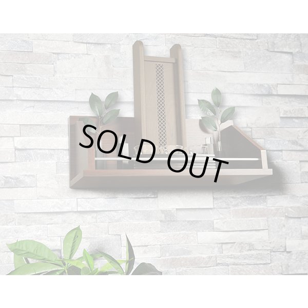 画像3: モダン神具付き・台付き【結祈サイズ小＋神具ＳＯＲＡ＋榊+INORI（イノリ）台】ダーク色　神棚　神具　送料無料