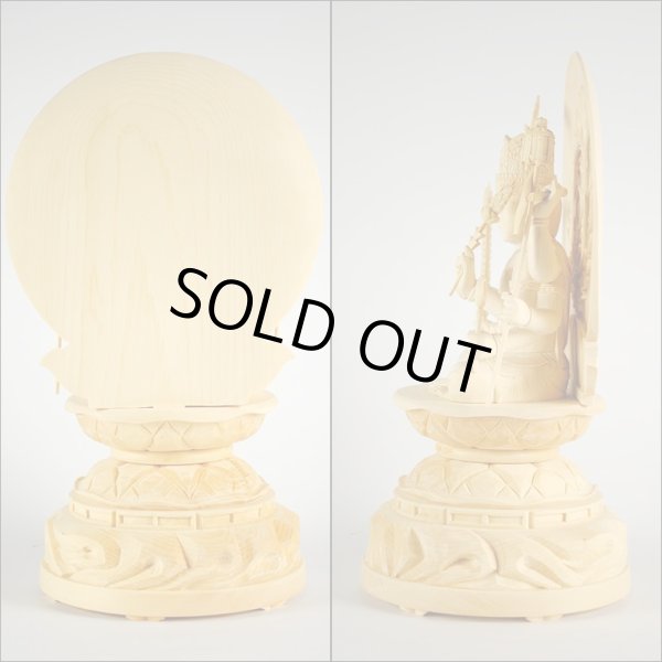 画像7: 大随求菩薩（だいずいくぼさつ）・総桧3.0寸・送料無料