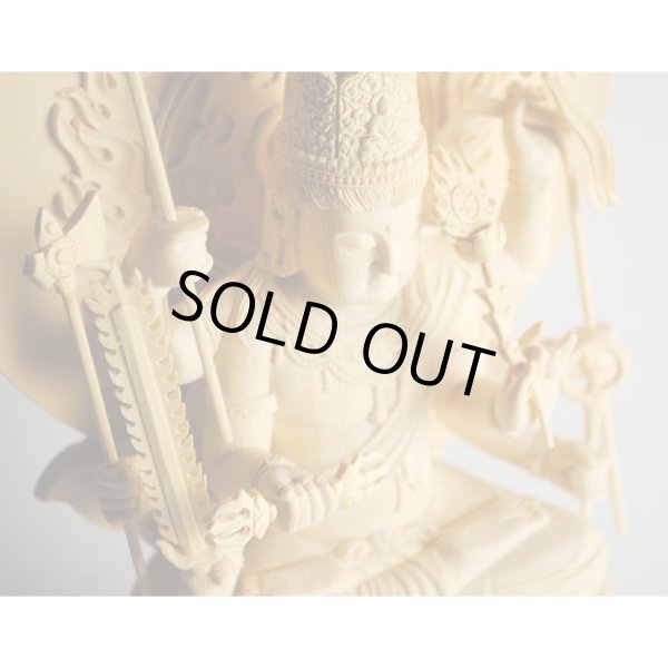 画像4: 大随求菩薩（だいずいくぼさつ）・総桧3.0寸・送料無料