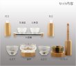 画像5: （7月下旬入荷予定）【ご本尊＋大蓮ガラス仏具（本色）＋掛軸留め】仏具込み価格でお得・桐材・ミニモダン仏壇【未来・ライトブラウン色・仏具込み】18号ワイド型・送料無料dairenwd