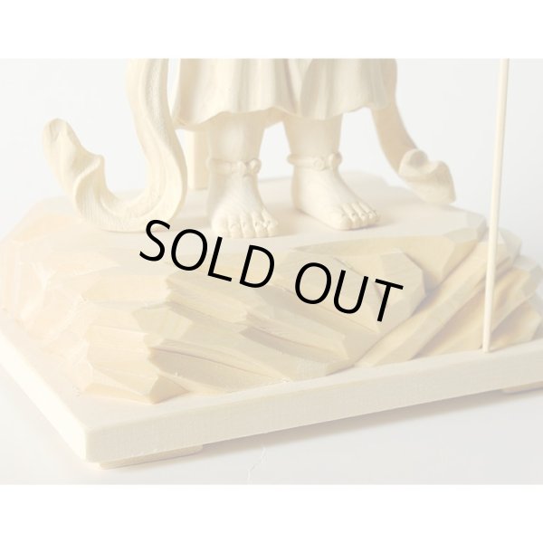 画像6: 三宝荒神5.5寸・総高さ29cm・総桧材・高級仏像　送料無料