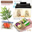 画像2: お盆用品【卓上ミニ盆棚＋お盆飾り付きセット　爽籟（そうらい）ブナ材ダーク】一部組立あり　送料無料　祭壇　法要　仏事　新盆　初盆　お盆飾り　盆提灯