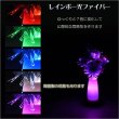 画像5: お盆飾り【光触媒・光ファイバー：LEDイルミネーション仏花　テルミナ花瓶付きミニ　蒼】光るお花　お盆用品　霊前灯　提灯　供花　供物　お供え　造花　仏壇用仏具　新盆　初盆　盆花　迎え火　送り火　インテリア提灯　コードレス　送料無料