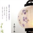 画像9: 特選お盆提灯【岐阜提灯：木製卓上吊り台付　ミニ盆提灯　清麗 (せいれい)　一重和紙・桔梗撫子・LEDユニット（電池灯）】お盆用品　お盆飾り　霊前灯　仏壇用仏具　新盆　初盆　盆花　迎え火　送り火　手描き画　モダンな盆提灯　インテリア行灯　ちょうちん　お灯明