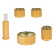 画像1: 仏具 セット ミニ モダン 仏具セット 【MORI（もり）本色（ライトブラウン）　香炉灰サービス】天然木