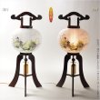画像2: 特選限定品　お盆提灯【岐阜提灯：天然木桜塗り　本絹二重　遠山に望む白芙蓉・桔梗　電球灯　9号】小さい盆ちょうちん　行灯　盆用品　お盆飾り　新盆　初盆　色柄提灯　花柄提灯　迎え火　送り火　送料無料
