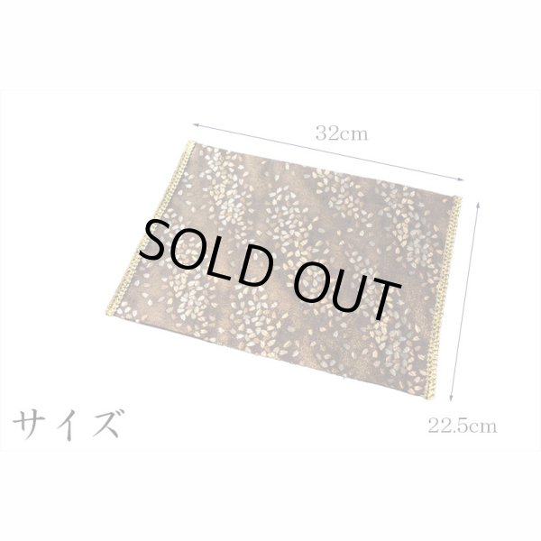 画像7: 国産仏具【桐生織・金襴仕立　モダンな防炎マット：煌雅（こうが）金銀桜】仏壇用具　現代調仏具　ネコポス送料無料