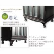 画像7: 仏壇【アンティーク調モダン仏壇：モデレート　ブナ材無垢の猫足　23号　ボルドーブラック】小型仏壇　家具調仏壇　大型仏壇　リビング仏壇　送料無料