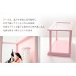 画像7:  ひな祭り【コンパクト収納飾り：国産モダン雛人形・琴葉（ことは）木製角型アクリルケース・豪華に煌めくゴールド衣装着】送料無料　ひなまつり　雛祭り　桃の節句　上巳　雛人形　ひな人形　ひな飾り　お雛さま　親王飾り　ケース飾り