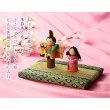 画像8: ひなまつり【国産京都：縮緬細工の節句飾り　マスコットちりめん雛人形　色柄弊社おまかせ】ネコポス便送料無料　ひなまつり　雛祭り　桃の節句　上巳　ひな人形　ひな飾り　お雛さま　親王飾り　和雑貨　和風小物【smtb-td】  小さなマスコット人形：