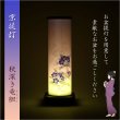 画像12: お盆提灯【京提灯：秋深き竜胆（リンドウ） 本格二重張　雲龍和紙　LEDコードレス　天井にも花咲く浮絵灯（天井投影）】モダンな現代調　霊前灯　お盆飾り　和照灯　ちょうちん　電池灯　新盆　初盆　お彼岸　迎え火　送り火　盆棚　行灯　仏壇　仏具　送料無料