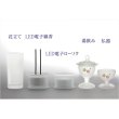 画像2: あんしんのＬＥＤ線香・ローソク付【ガラス製５具足セット　彩雛（あやひな） ホワイト】仏壇・仏具　送料無料