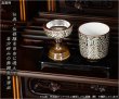 画像9: 国産 有田焼高級仏具【四季めぐり たこ唐草 仏器・茶湯器セット】仏壇・仏具 仏飯器　ご飯 湯飲み 仏飯 現代調仏具　送料無料