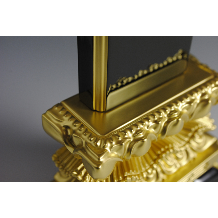 画像: 塗り位牌　上等猫丸5.5寸