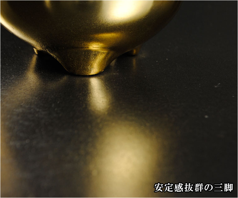 画像4: 電子線香（3本寝かせタイプ）【陶器製香炉付 3.0寸 金色】サンやすらぎ 安心仏具 送料無料