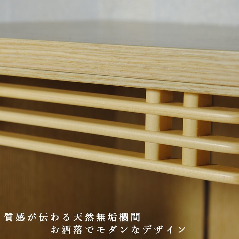 画像6: 天然木欄間・タモ調モダン仏壇【初音（はつね）18号 ワイド型　本色】小型仏壇・上置き仏壇　送料無料