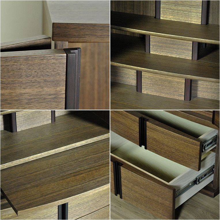 画像4: 家具調モダン仏壇【トキオ　35号：ウォールナット材　床座スタイル】ラクラク家財便　送料無料