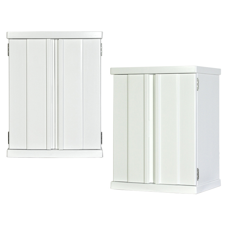 画像4: 仏壇・仏壇台上下セット【ミニモダン仏壇・未来16号＋仏壇台・花見月】ホワイト（白）・送料無料