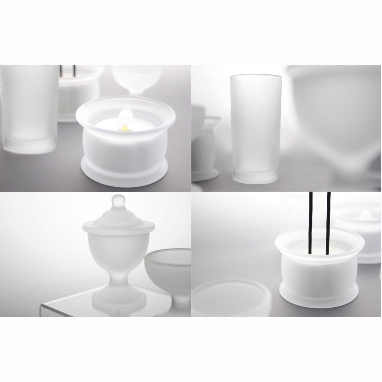 画像7: あんしんのＬＥＤ線香・ローソク付【ガラス製５具足セット　彩雛（あやひな） ホワイト】仏壇・仏具　送料無料