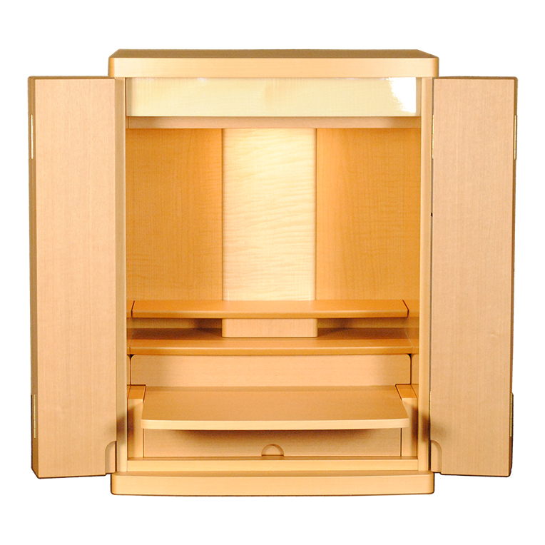 画像11: 国産ミニモダン仏壇【ソナタ20号：シルパーハート材】選べる2色　シンプル・おしゃれ ・小型 ・コンパクト　送料無料