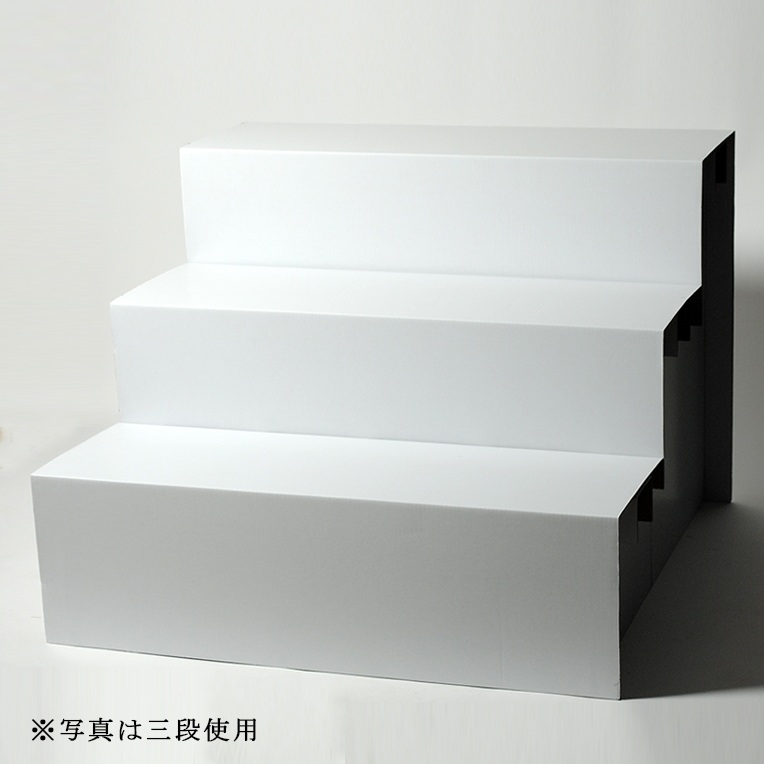 画像5: お盆用品【盆棚（精霊棚）：段ボール祭壇　香華（こうげ）3段 90cm幅　【段布・写真立付 】工具不要・組立式　祭壇　法要　仏事　新盆　初盆　お盆飾り　盆提灯