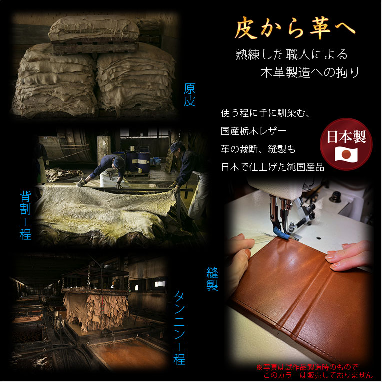 画像6: 国産位牌【国産栃木レザー・本革製：手帳型・携帯位牌　シモティ　ネイビーブルー　位牌札付】仏具　手元供養　レザー　皮革　牛革　ハンドメイド　日本製　送料無料